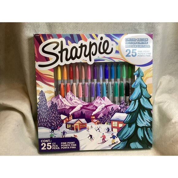 Sharpie 25-Count Limited Edition Fine Point Permanent Markers Set - Picture 2 of 3